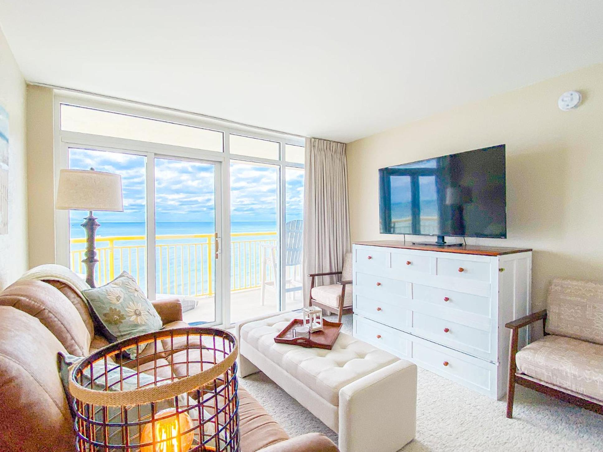 Bay Watch Resort Luxe Oceanfront End Unit マートルビーチ エクステリア 写真